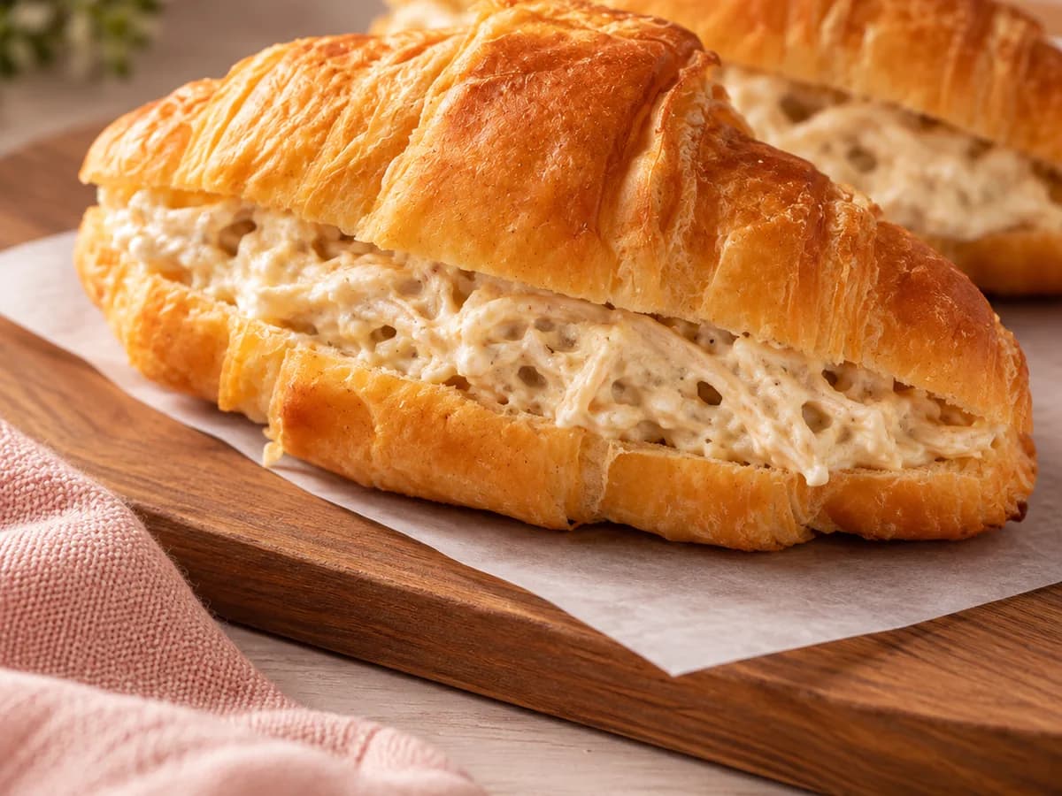 Mini croissant c/pollo